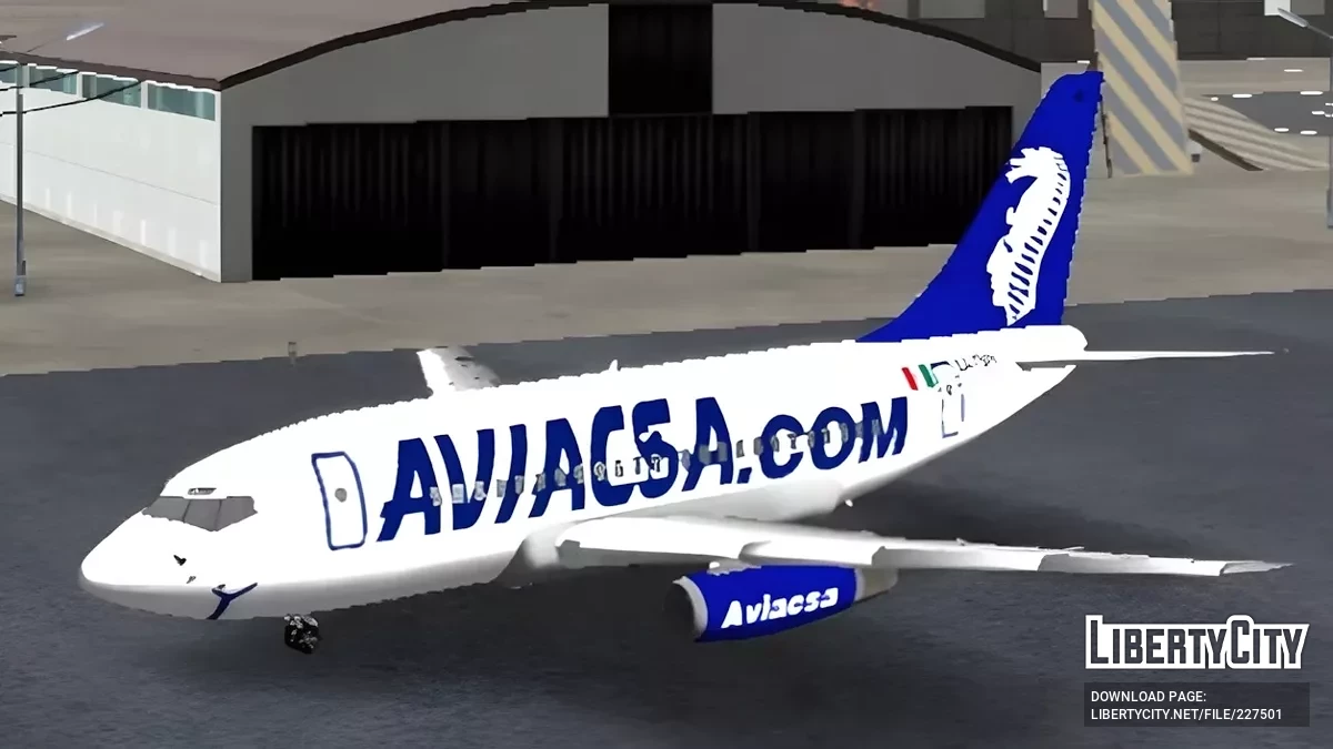 Новий ліврей для Boeing 737-200 від Aviacsa / GTA San Andreas (iOS, Android)