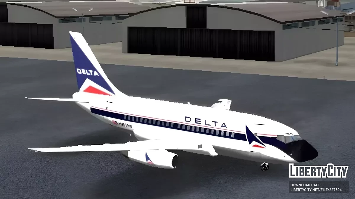 Delta Airlines Boeing 737-200 / GTA San Andreas (iOS, Android)