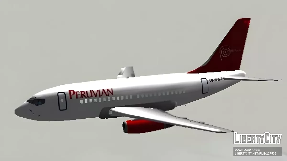 Перуанські авіалінії Boeing 737-200 / GTA San Andreas (iOS, Android)