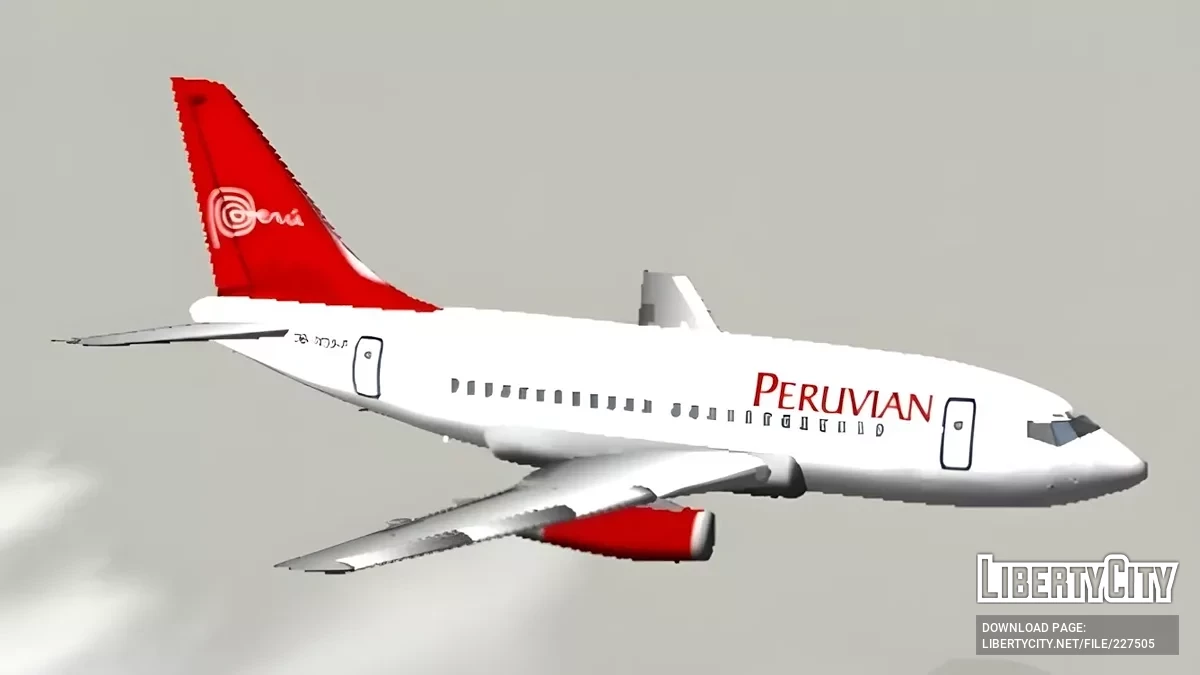 Перуанські авіалінії Boeing 737-200 / GTA San Andreas (iOS, Android)