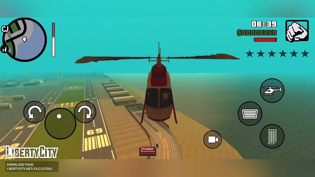 Maverick de la Guardia Costera de la Versión Beta Cortada / GTA San Andreas (iOS, Android)