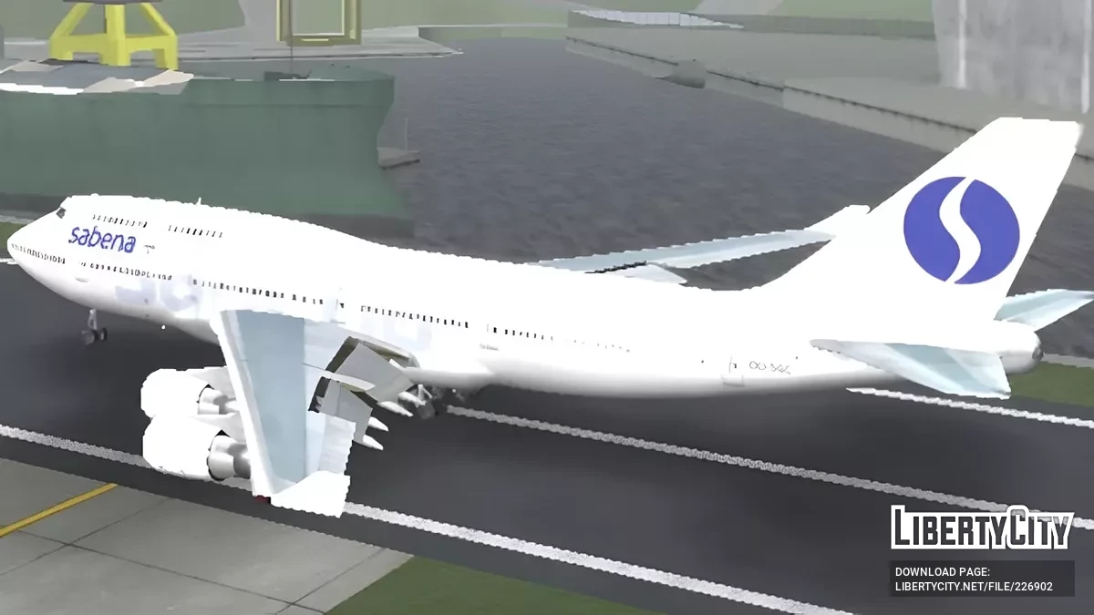 Sabena Boeing 747 / GTA San Andreas (iOS, Android)