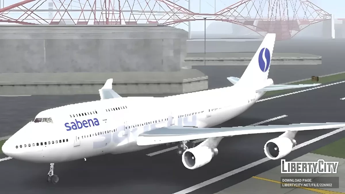 Sabena Boeing 747 / GTA San Andreas (iOS, Android)
