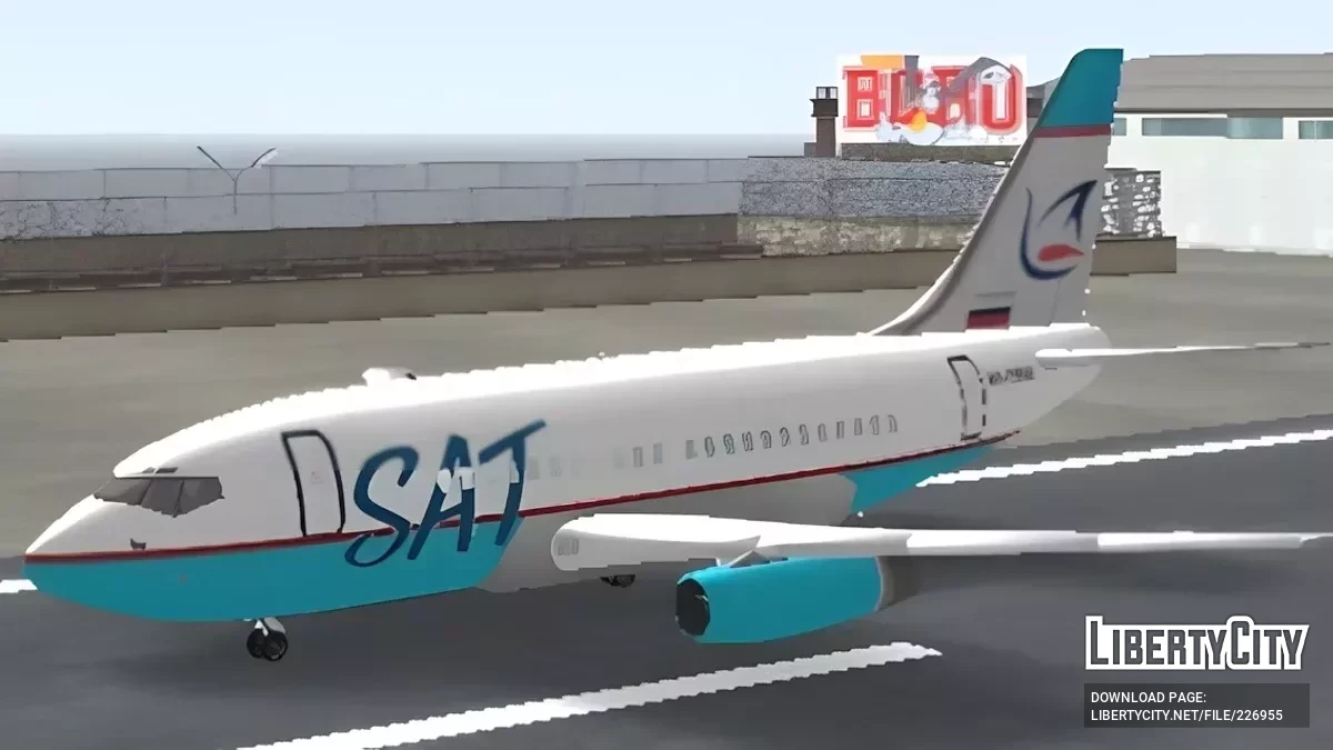 سات إيرلاينز بوينغ 737-200 / GTA سان أندرياس (iOS، أندرويد)