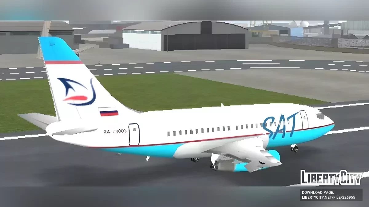سات إيرلاينز بوينغ 737-200 / GTA سان أندرياس (iOS، أندرويد)