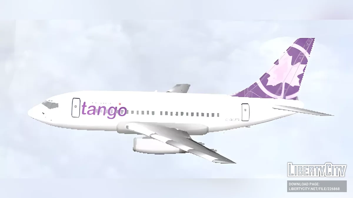 تانغو بوينغ 737-200 / GTA سان أندرياس (iOS، أندرويد)