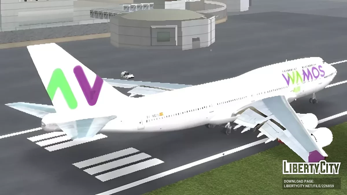 طائرة واموس إير بوينغ 747 / GTA سان أندرياس (iOS، أندرويد)