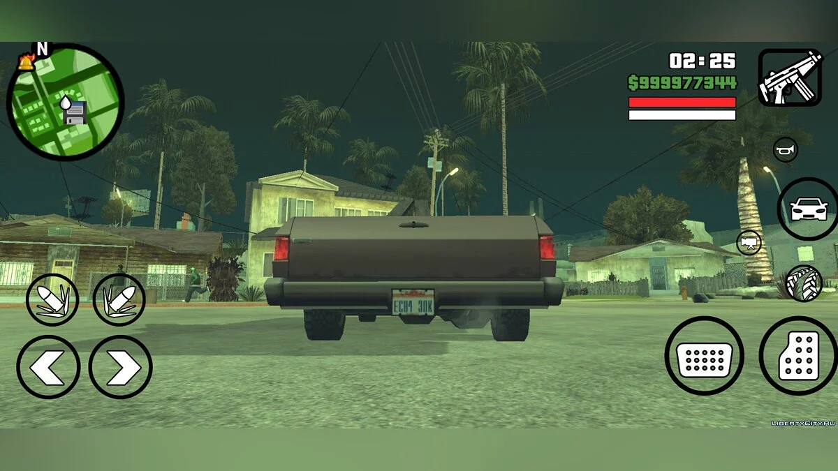 Бета номерні знаки автомобілів / GTA San Andreas (iOS, Android)