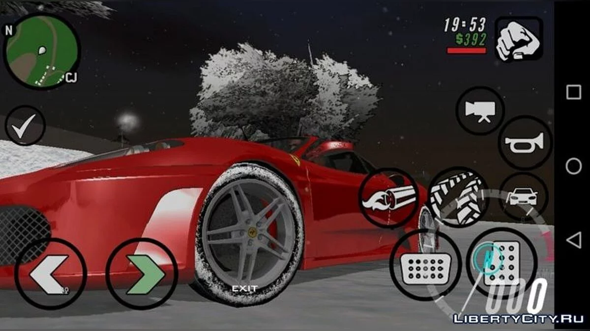 Зимові шини (автомобілі від Rev_Groma) / GTA San Andreas (iOS, Android)