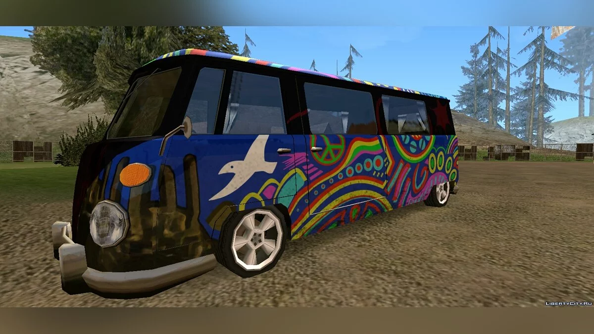 Retexturieren Sie originale Fahrzeuge in HD / GTA San Andreas (iOS, Android)