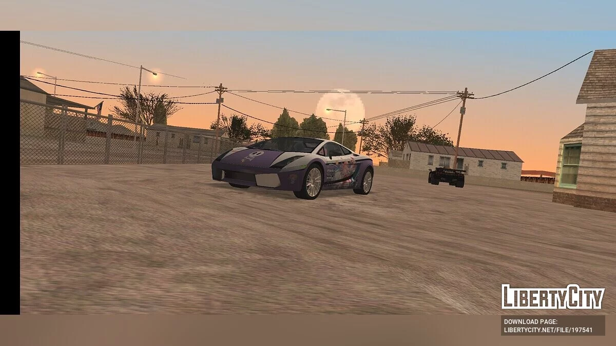 Vinyle Azur Lane et Dead Or Alive pour Lamborghini Gallardo / GTA San Andreas (iOS, Android)