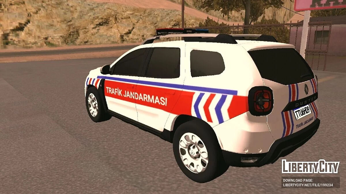 Jandarmasi Lalu Lintas Turki - Dacia Duster / GTA San Andreas (iOS, Android)