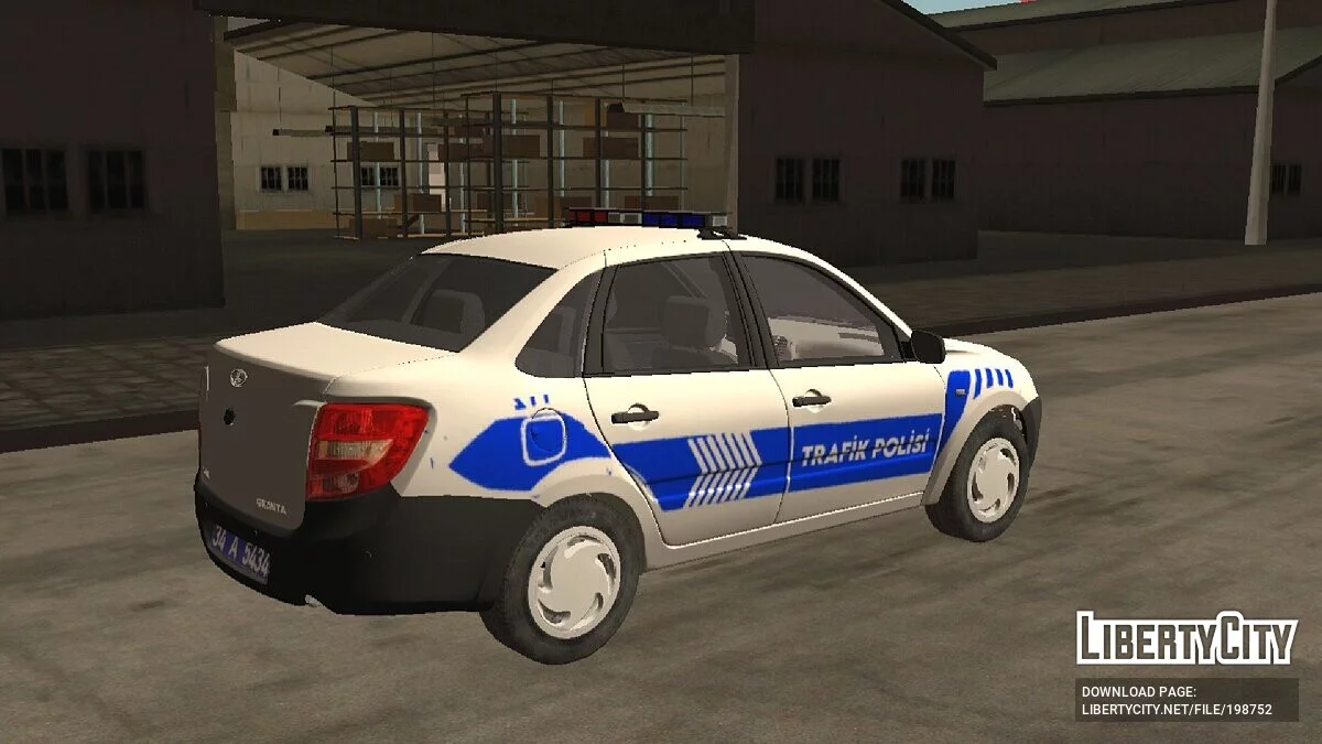 Polisi Lalu Lintas Turki - Lada Granta / GTA San Andreas (iOS, Android)