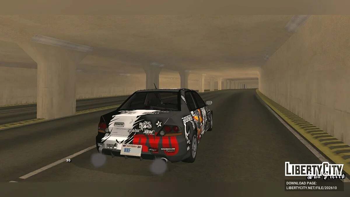 Mitsubishi Lancer Evo IX de NFS Prostreet / GTA San Andreas (iOS, Android)