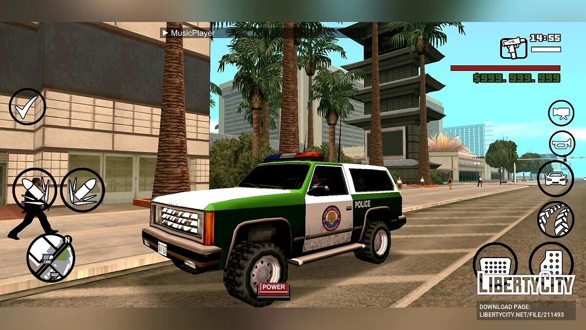 VCPD Police Retexture / GTA San Andreas (iOS, Android)