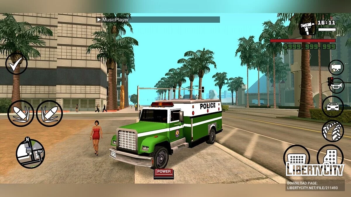 VCPD Police Retexture / GTA San Andreas (iOS, Android)