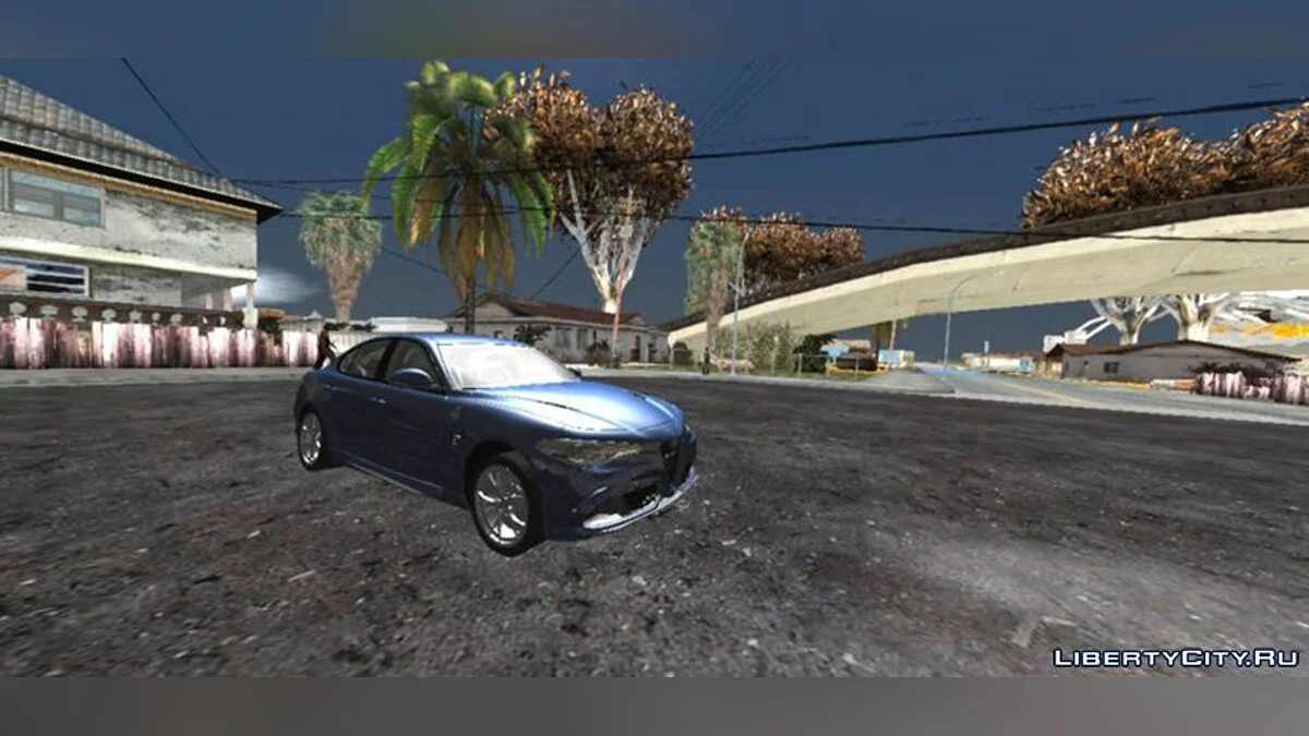 Alfa Romeo Giulia Quadrifoglio / GTA San Andreas (iOS, Android)