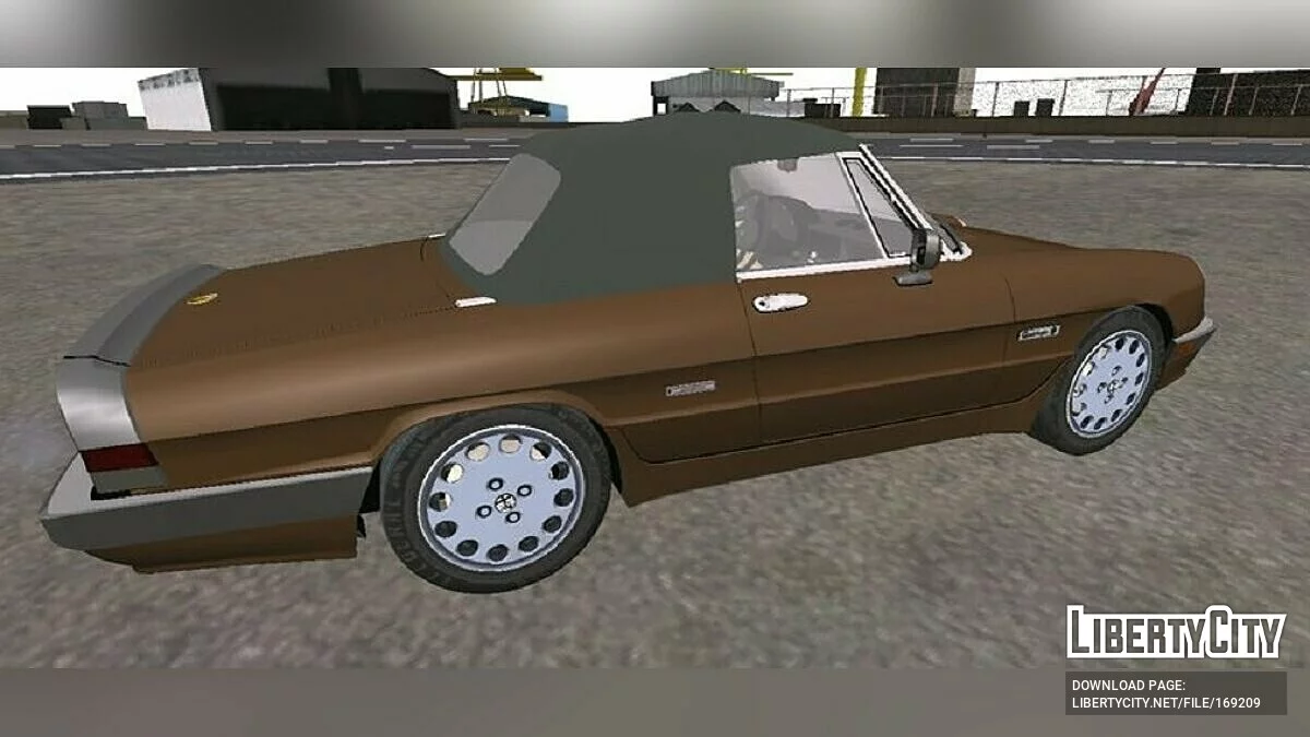 1986 年阿尔法·罗密欧 115 Spider / GTA San Andreas (iOS, Android)