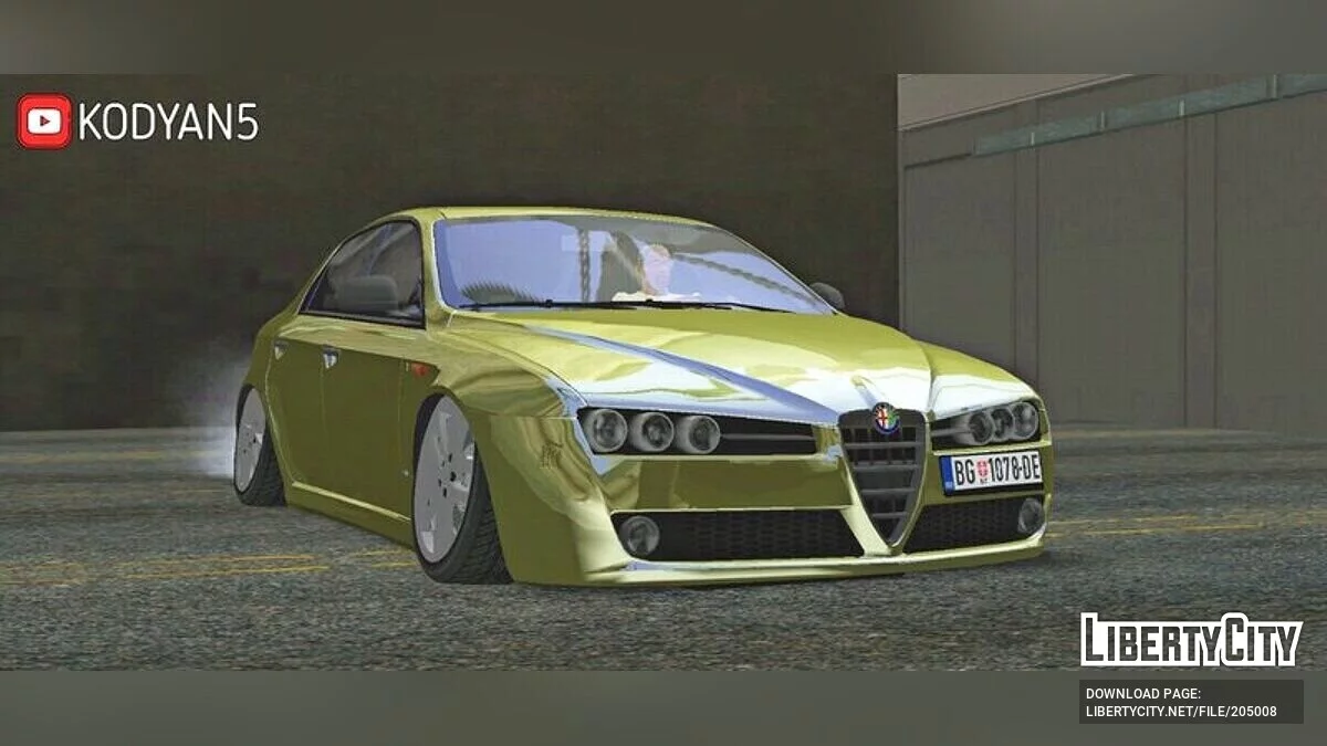 Alfa Romeo 159 / GTA San Andreas (iOS, Android)