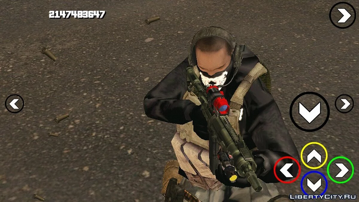 Senapan Karabina M4 (hanya DFF) / GTA San Andreas (iOS, Android)