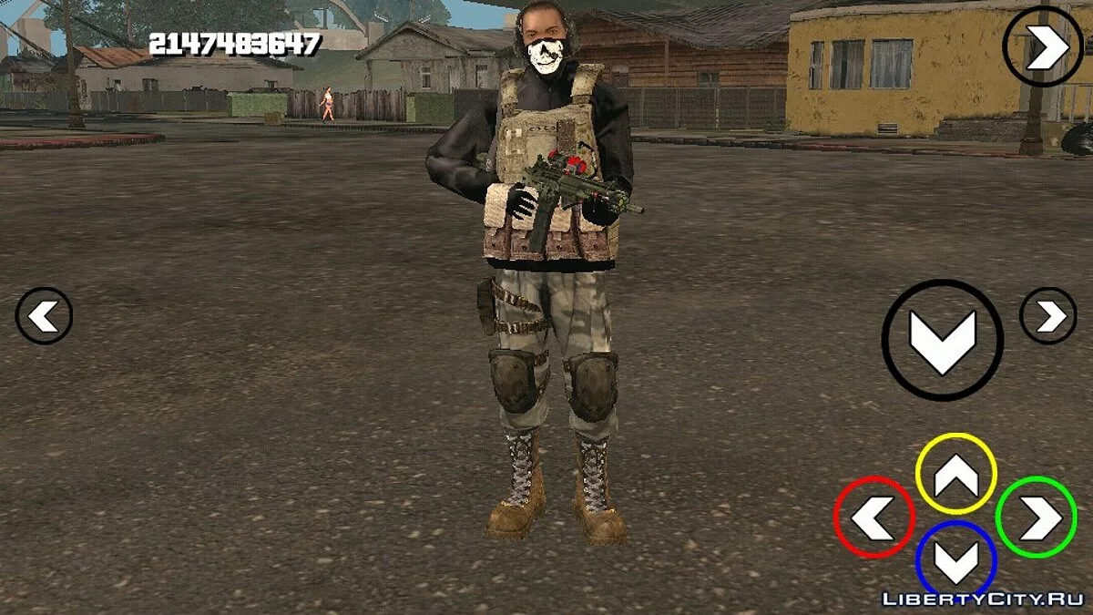 Senapan Karabina M4 (hanya DFF) / GTA San Andreas (iOS, Android)
