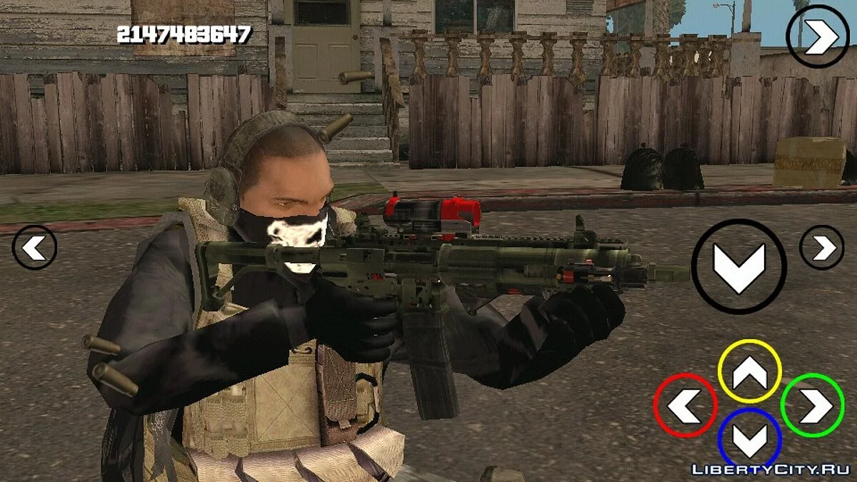 Senapan Karabina M4 (hanya DFF) / GTA San Andreas (iOS, Android)