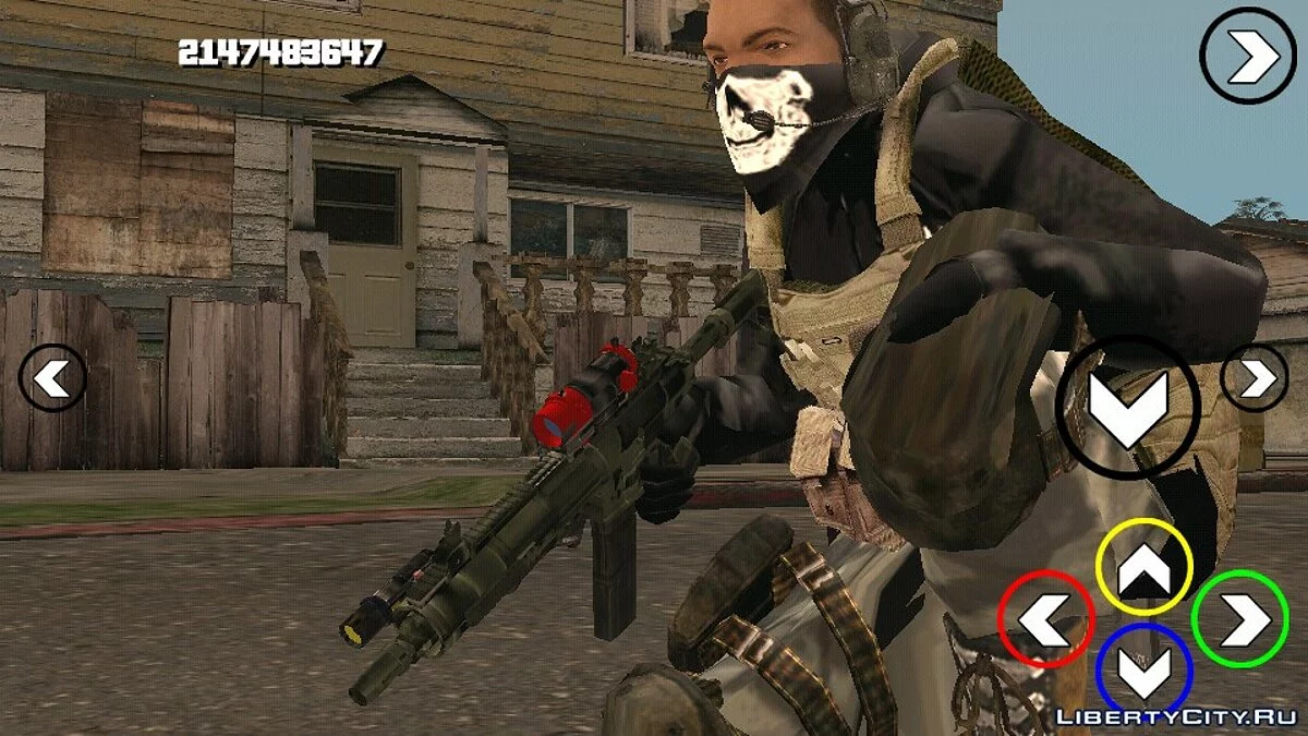 Senapan Karabina M4 (hanya DFF) / GTA San Andreas (iOS, Android)