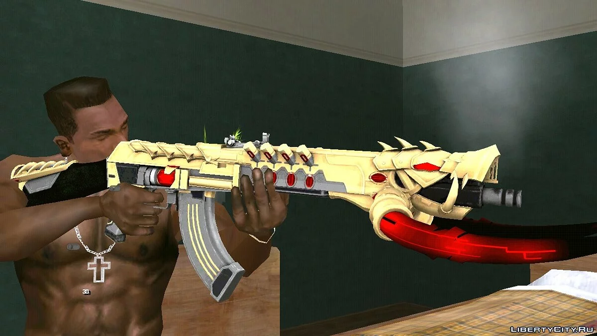 AK-47 Newyear Boar / GTA San Andreas (iOS, Android)