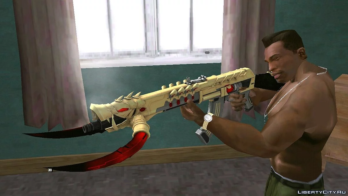 AK-47 Newyear Boar / GTA San Andreas (iOS, Android)