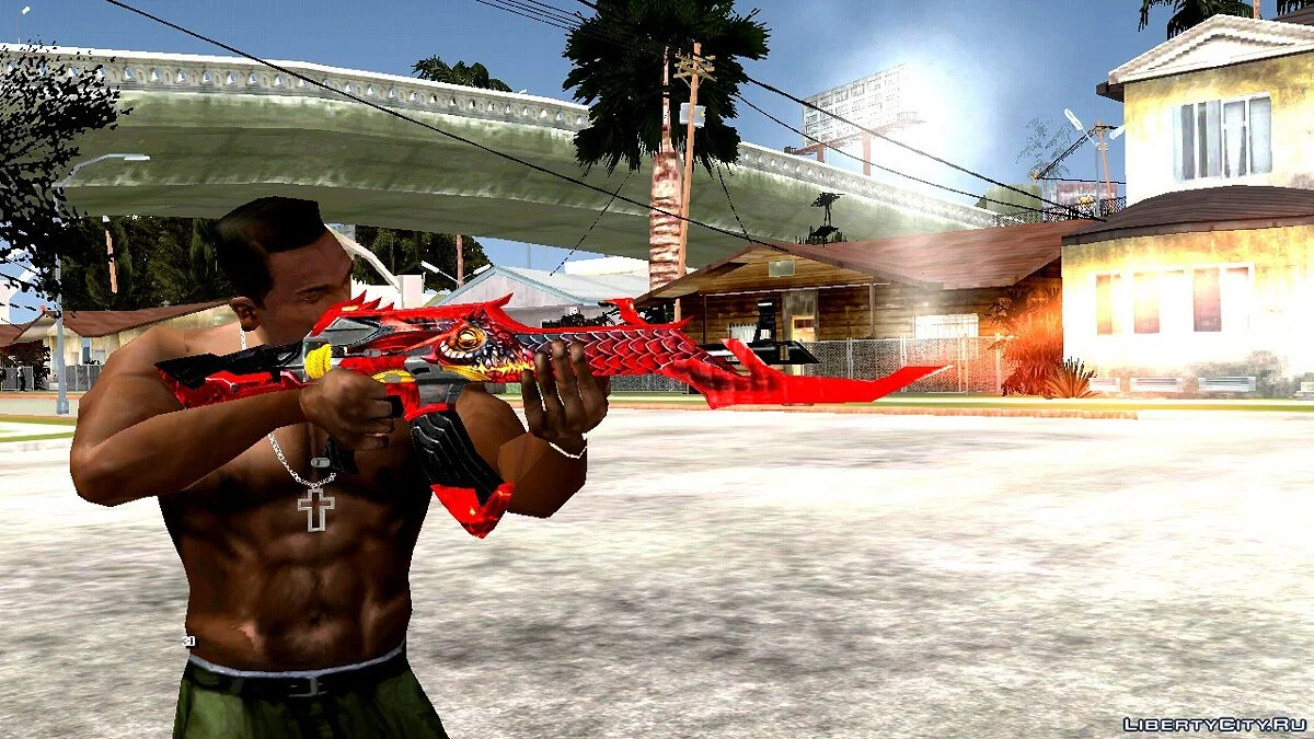 AK-47 Unicorn - Fire / GTA San Andreas (iOS, Android)