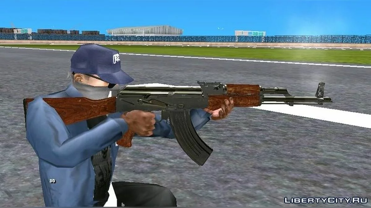 AK-47 з COD MW Remastered (HQ) / GTA San Andreas (iOS, Android)