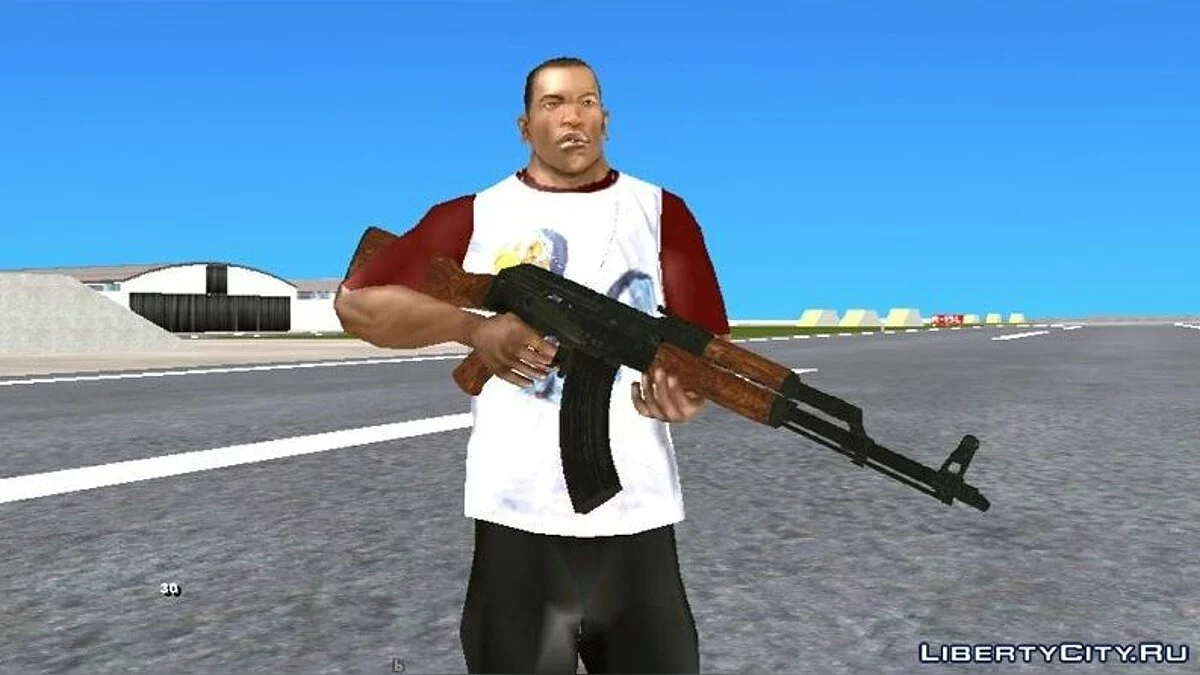 AK-47 з COD MW Remastered (HQ) / GTA San Andreas (iOS, Android)