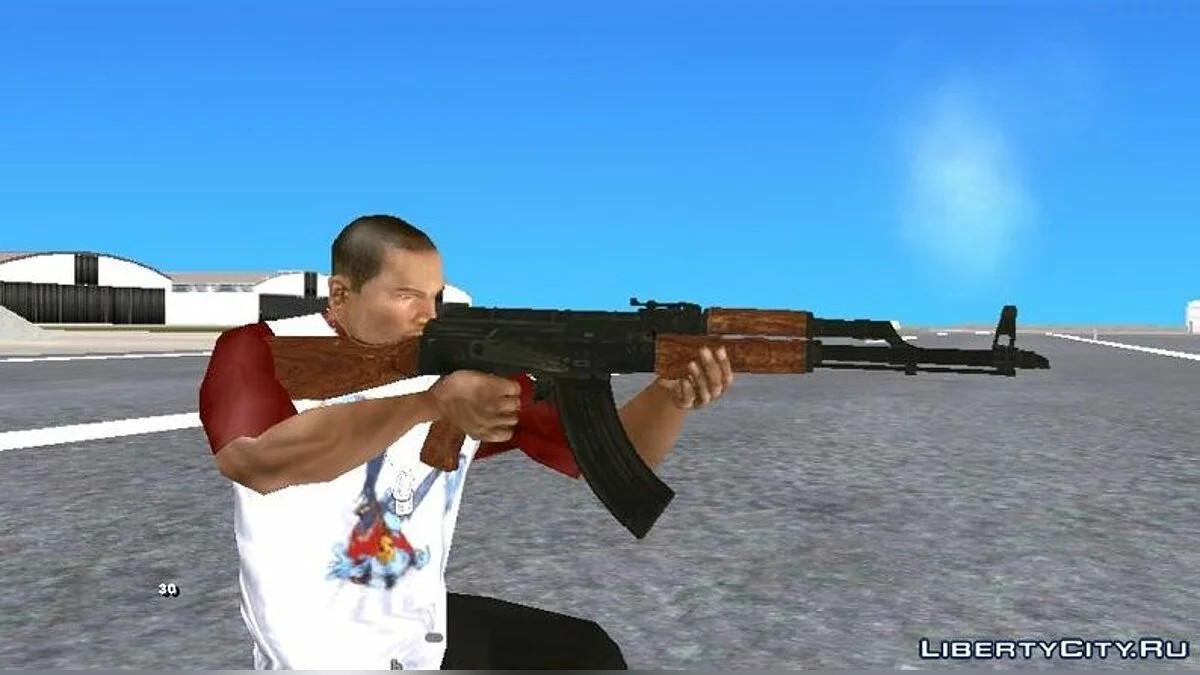 AK-47 з COD MW Remastered (HQ) / GTA San Andreas (iOS, Android)