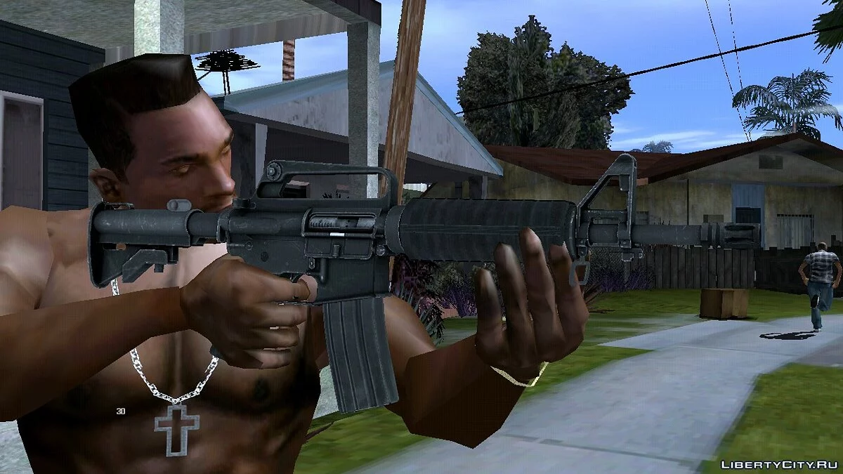 M4 в HD / GTA San Andreas (iOS, Android)