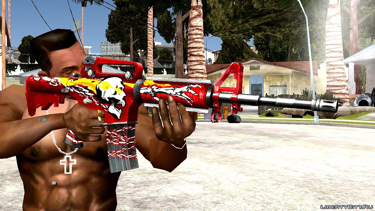 M4A1 Calavera Llameante / GTA San Andreas (iOS, Android)