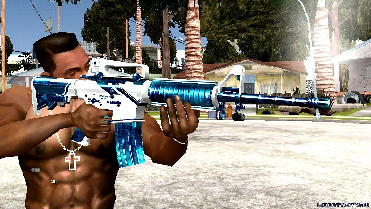 M4A1 Зимовий Воїн / GTA San Andreas (iOS, Android)