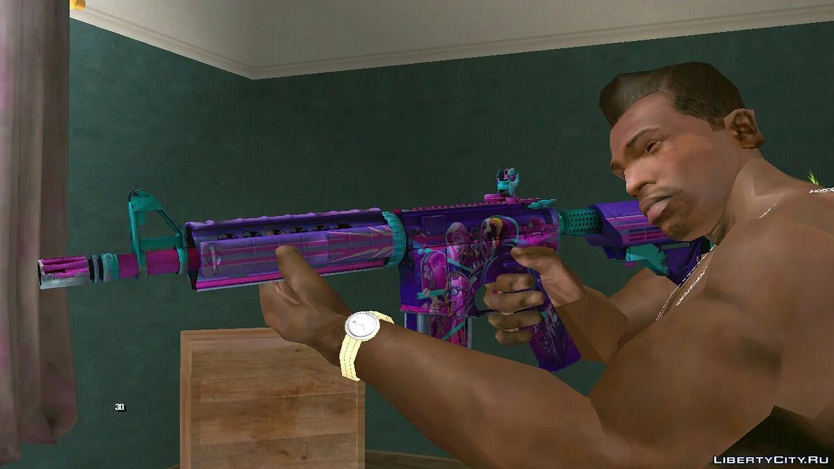 M4A4 Neon Rider II / GTA San Andreas (iOS, Android)