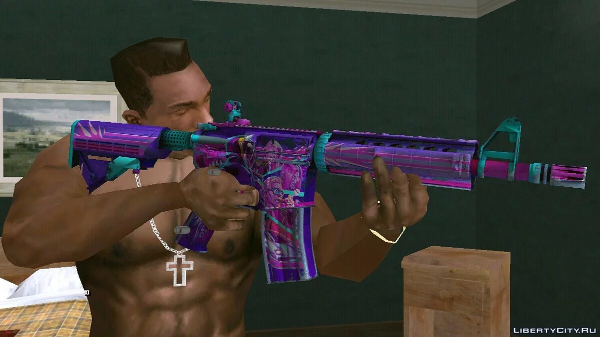 M4A4 Neon Rider II / GTA San Andreas (iOS, Android)