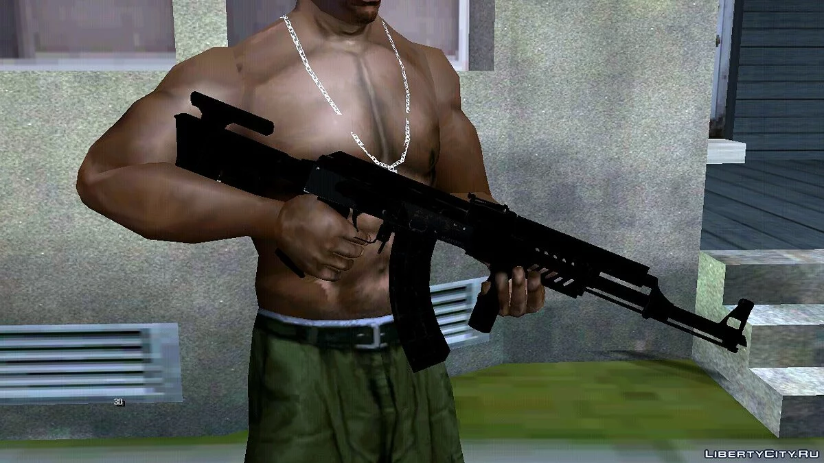 AK-47 Tactical (Своя анімація) / GTA San Andreas (iOS, Android)