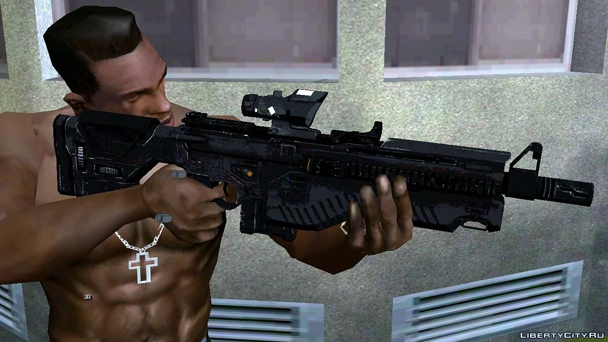 Штурмова гвинтівка Kusanagi ACR-10 / GTA San Andreas (iOS, Android)