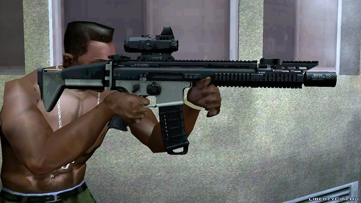 SCAR MK16 / GTA San Andreas (iOS, Android)
