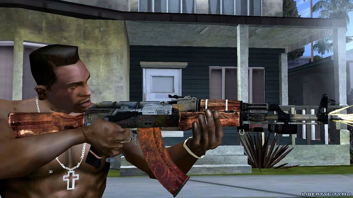 АКМ з Sniper Ghost Warrior 3 / GTA San Andreas (iOS, Android)