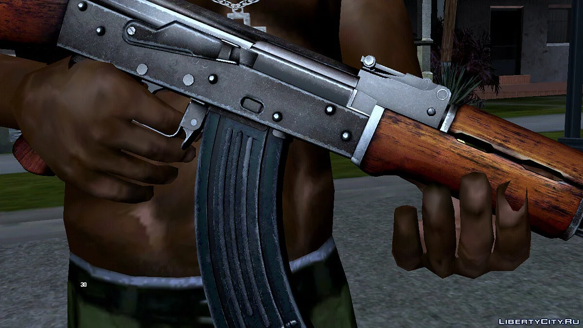 Качественный AK-47 / GTA San Andreas (iOS, Android)