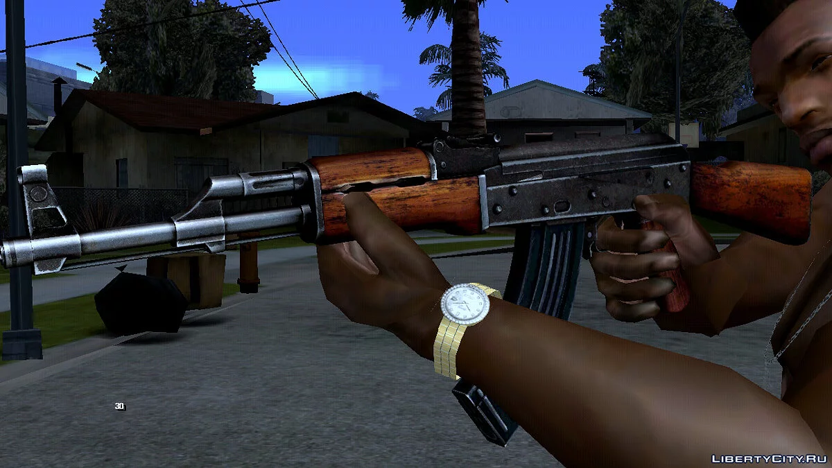 Качественный AK-47 / GTA San Andreas (iOS, Android)