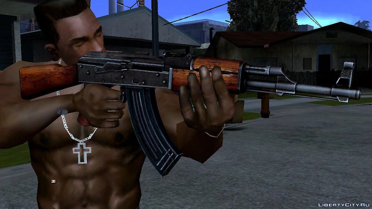 Качественный AK-47 / GTA San Andreas (iOS, Android)