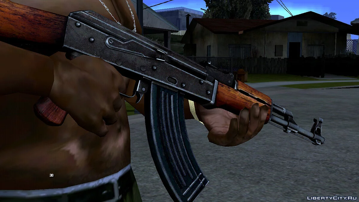 Качественный AK-47 / GTA San Andreas (iOS, Android)