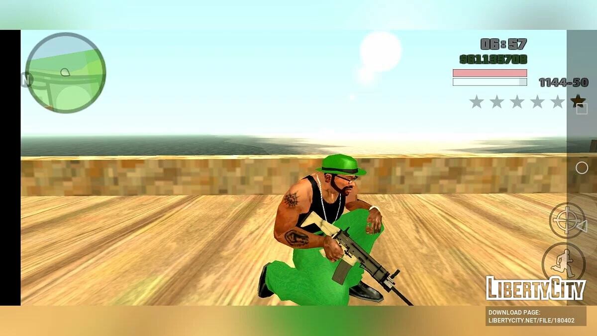 FN Scar من Left 4 Dead 2 / GTA سان أندرياس (iOS، أندرويد)