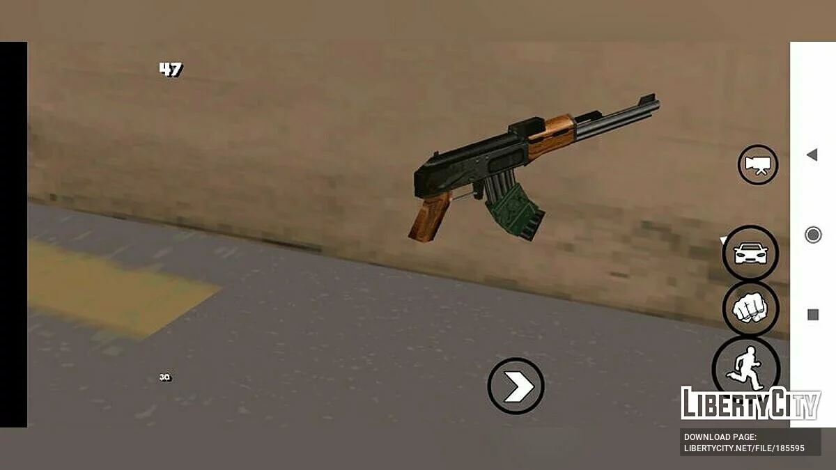 AK-47 with bandana / GTA San Andreas (iOS, Android)