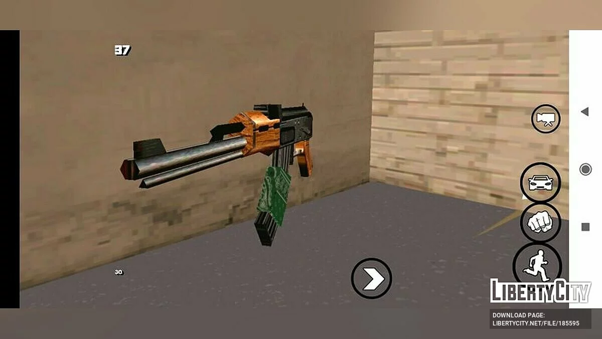 AK-47 with bandana / GTA San Andreas (iOS, Android)