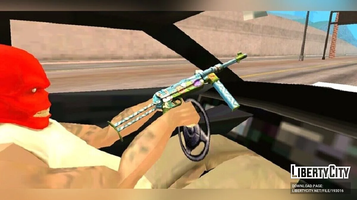 MP40 Bunny de Free Fire / GTA San Andreas (iOS, Android)